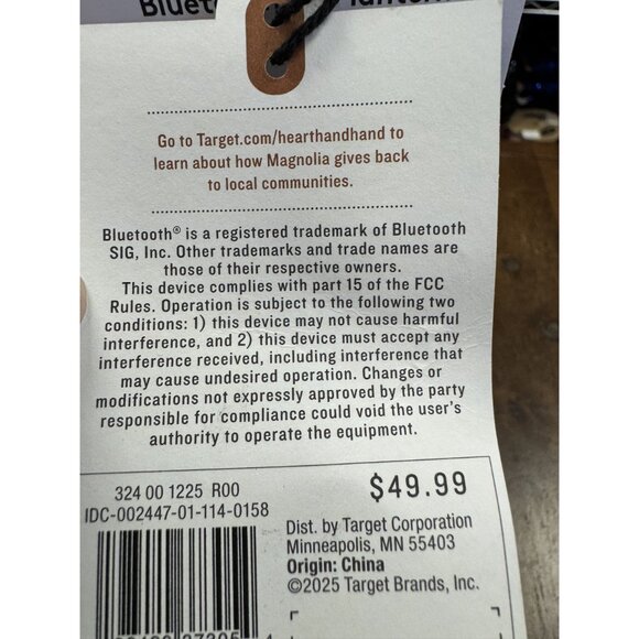 HEARTH & HAND with Magnolia Bluetooth LED Green Lantern - Picture 5 of 7